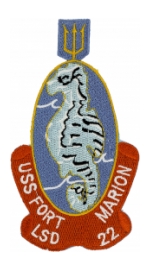 USS Fort Marion LSD-22 Ship Patch