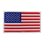 American Flag Patch (White Border)
