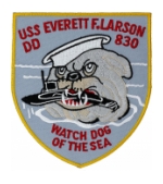 USS Everett F. Larson DD-830 Ship Patch