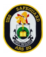 USS Safeguard ARS-50 Patch