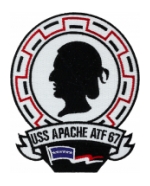 USS Apache ATF-67 Ship Patch