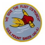 USS Mount Baker AE-4 Ship Patch