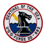 USS Furse DD-882  Ship Patch