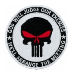 Seal Punisher Patch White