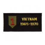 1st Infantry Division Vietnam Patch w/ Dates