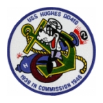 USS Hughes DD-410 Ship Patch