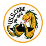 USS Cone DD-866 Ship Patch