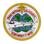 USNS Mercy T-AH-19 Ship Patch