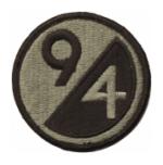 94th Infantry Division Patch Foliage Green (Velcro Backed)