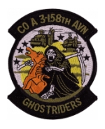 A Company 3 158th Aviation Patch (Ghost Riders)