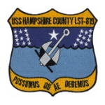 USS Hampshire County LST-819 Ship Patch