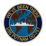 USS Putnam DD-757 Ship Patch