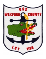USS Wexford County LST-1168 Ship Patch