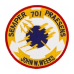 USS John W. Weeks DD-701 Ship Patch
