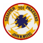 USS John W. Weeks DD-701 Ship Patch