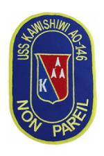 USS Kawishiwi AO-146 Ship Patch