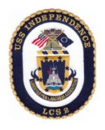 USS Independence LCS-2 Ship Patch