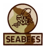 Seabees Patch (Desert Camo)