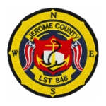 USS Jerome County LST-848 Ship Patch