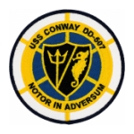 USS Conway DDE-507 Ship Patch