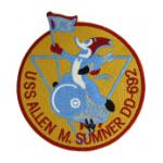 USS Allen M. Sumner DD-692 Ship Patch