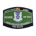 Army 503rd Infantry Regiment MOS Patch