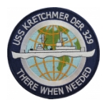 USS Kretchmer DER-329 Patch