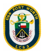 USS Fort Worth LCS-3 Ship Patch