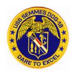 USS Semmes DDG-18 Ship Patch