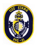 USS Stark FFG-31 Ship Patch