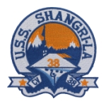 USS Shangri-La CV-38 Ship Patch