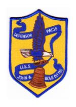 USS John A Bole DD-755 Ship Patch