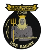 USS Sabine AO-25 Ship Patch