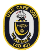 USS Cape Cod AD-43 Patch
