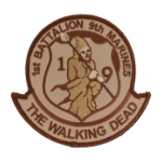 1st Battalion / 9th Marines (Desert) Patch