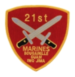 21st Marines Regiment (Bougainille- Guam-Iwo Jima) Patch