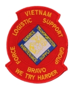 Vietnam Force Logistic Support Group Bravo Patch