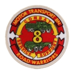 8th Motor Transport Battalion Patch