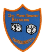 11th Motor Transport Battalion Patch