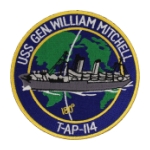 USS Gen. William Mitchell T-AP-114 Ship Patch