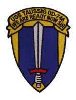 USS Taussig DD-746 Ship Patch
