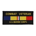Combat Veteran USMC Patch