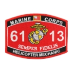 USMC MOS 6113 Helicopter Mechanic Patch