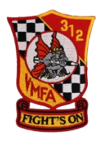 Marine Fighter Attack Squadron VMFA-312 (Fight's On) Patch