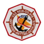 USS New DD-818 Ship Patch