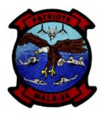 Marine Aviation Logistics Squadron MALS-26 Patch (PATRIOTS)