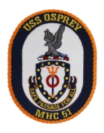 USS Osprey MHC-51 Ship Patch