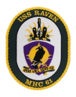 USS Raven MHC-61 Ship Patch