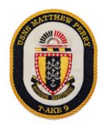 USNS Mathew Perry T-AKE-9 Patch