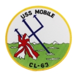 USS Mobile CL-63 Ship Patch